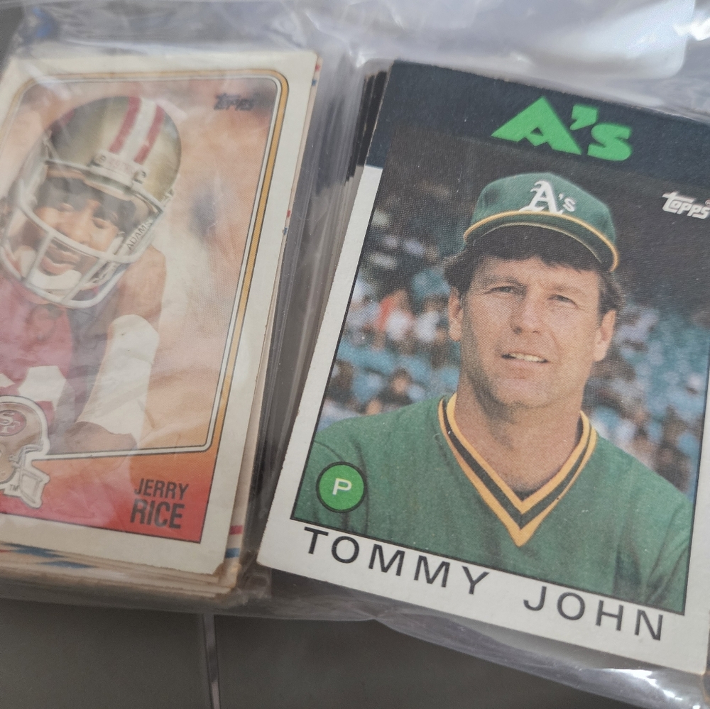 Vintage Baseball And Football Cards